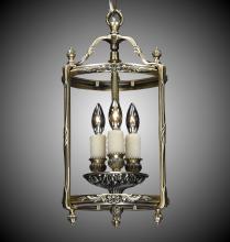 American Brass & Crystal LT2108-01G-PI - Three Light Lantern